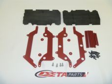 RED RADIATOR GUARDS 2010+ RR