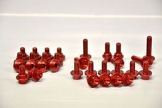 RED ALUMINUM CHASSIS BOLT KIT - 2010-2012 RR & 2011-2013 RS 4T