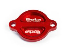 RED BILLET OIL FILTER COVER - 4T