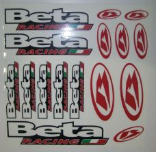 BETA RACING LARGE STICKER PACK